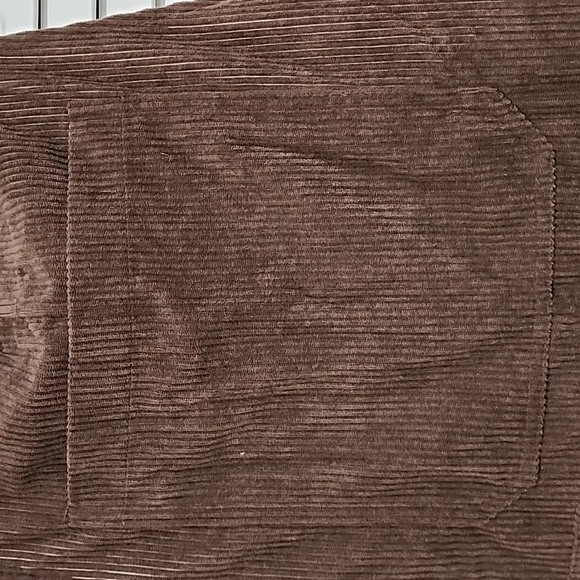 Women's Oversized Brown Corduroy Overalls. Adjustable Straps. OS - Picture 3 of 13